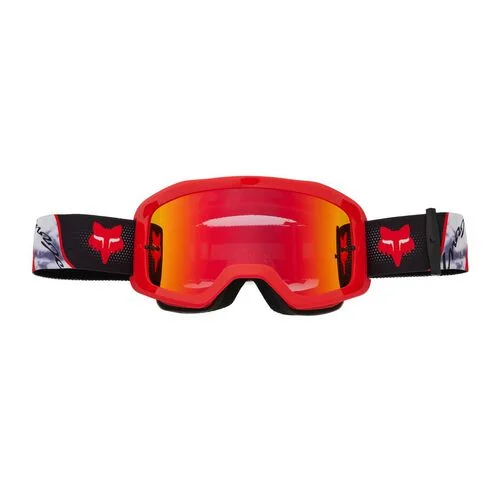 bicycle handlebar rise-Fox Racing Main Atlas Goggle - Spark - Gray-Red