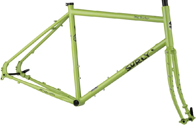 bicycle race kit-Disc Trucker Frameset - Pea Lime Soup 26