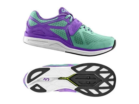 bicycle stationary kit-Giant Liv Avida Fitness Shoes MES GREEN / PURPLE 37