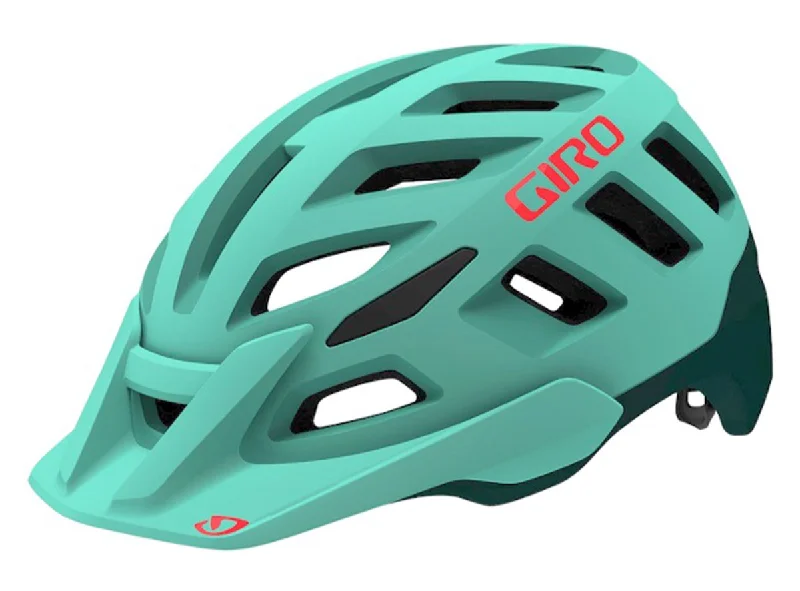 bicycle valve base-Giro Radix MIPS MTB Helmet - Womens - Matt Cool Breeze-True Spruce - 2020