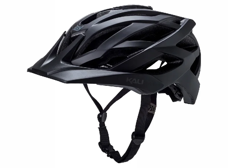 bicycle retro kit-Kali Lunati Solid MTB Helmet - Matt Black-Gunmetal