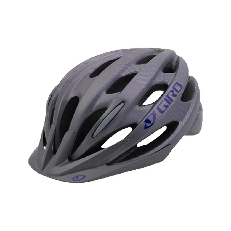 bicycle group route-Giro Verona MTB Helmet - Womens - Matt Titanium Tonal Lines