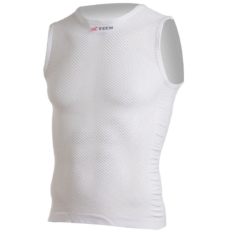 bicycle club kit-Maglia intima senza maniche Xtech Air Evo - Bianco