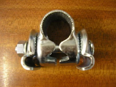 bicycle mirror kit-SEAT BRACKET- SADDLE CLAMP TO ATTACH ANY SEAT WITH RAILS TO A BIKE SEAT POST NOS