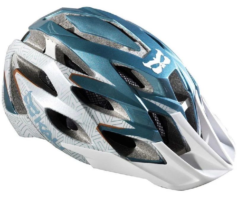 bicycle triathlon kit-Kali Amara MTB Helmet - Bicro - White