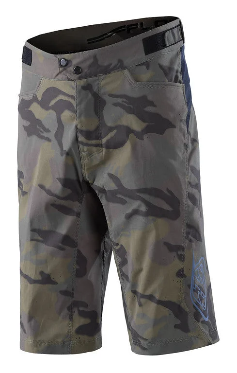 bicycle repair class-Troy Lee Designs Flowline MTB Short with Liner - Spray Camo - Army