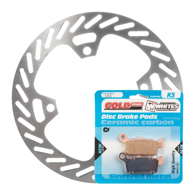 bicycle traffic kit-BRAKE DISC & PAD REAR KIT - KAW KX250 03-08