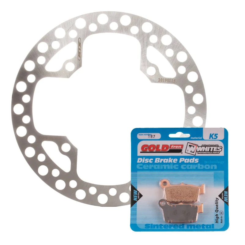 bicycle tour kit-BRAKE DISC & PAD REAR KIT - SUZ RMX450Z 09-18