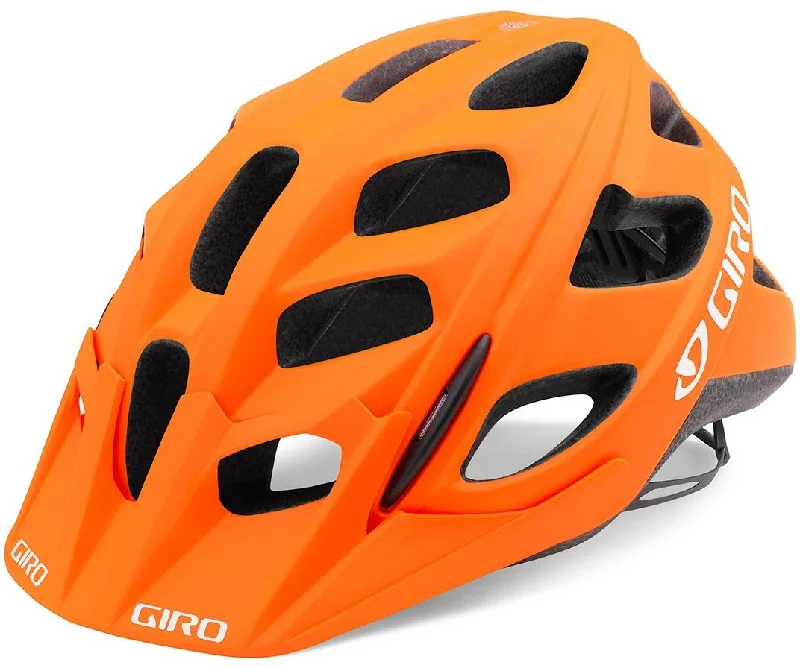 bicycle GPS kit-Giro Hex MTB Helmet - Flame-White-Ti