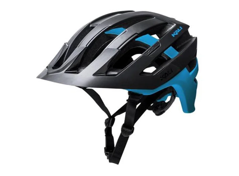 bicycle night kit-Kali Interceptor Dual MTB Helmet - Matt Black-Blue