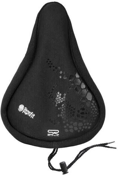 bicycle pedal pin-Selle Royal Bike Memory Foam Saddle Cover Comfort Cushion Padded - Black