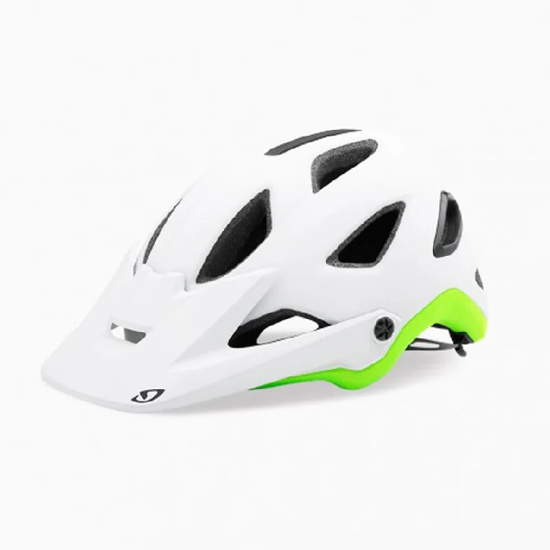 bicycle tire ply-Giro Montaro MIPS MTB Helmet - Matt White-Lime