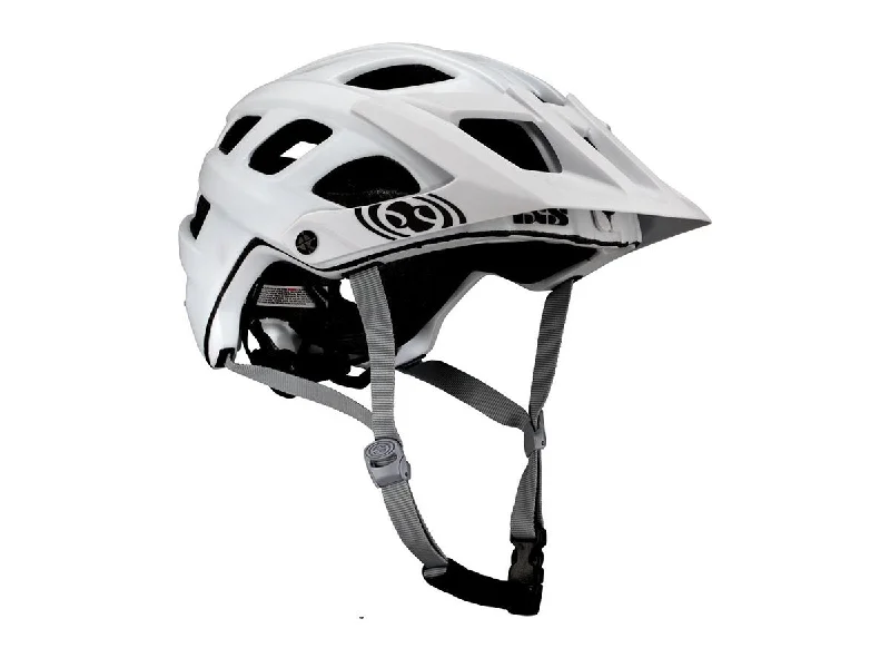 bicycle mirror kit-iXS Trail RS Evo MTB Helmet - White