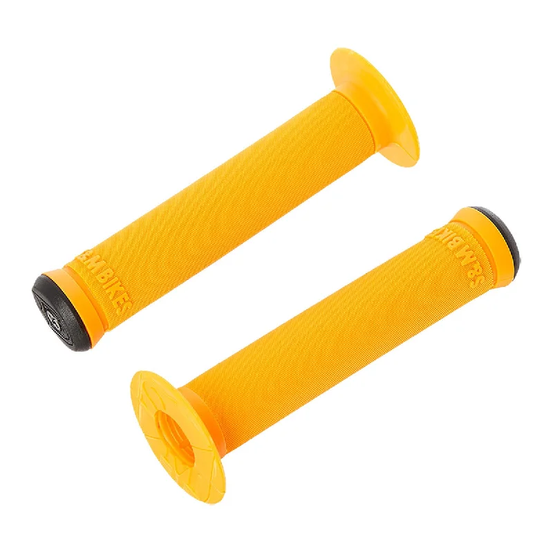 bicycle saddle foam-S&M Logo Grips - Orange