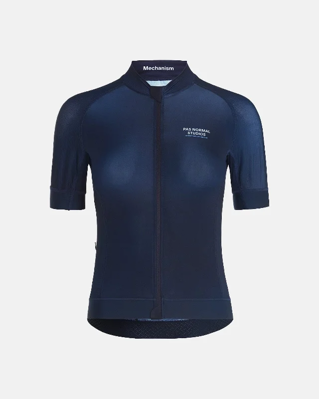 bicycle rotor ring-Women's Mechanism Jersey - Navy