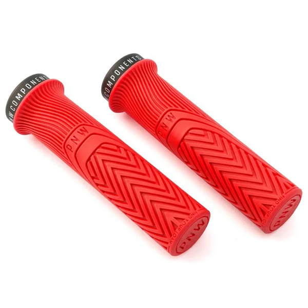 bicycle pump valve-Loam Grip Really - Red