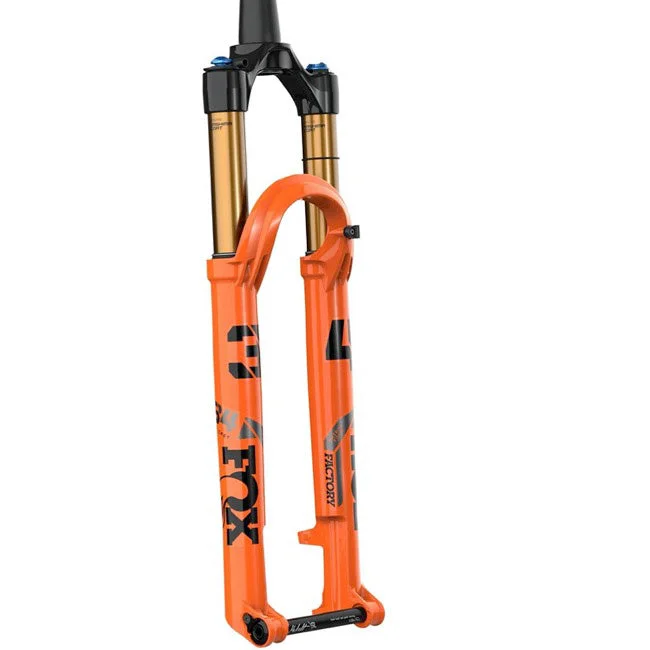 bicycle hill kit-FOX 34 Step-Cast Factory Suspension Fork - 29" 120 mm 15 x 110 mm Kabolt 44mm Offset GRIP SL Damper Push-Lock Shiny Orange