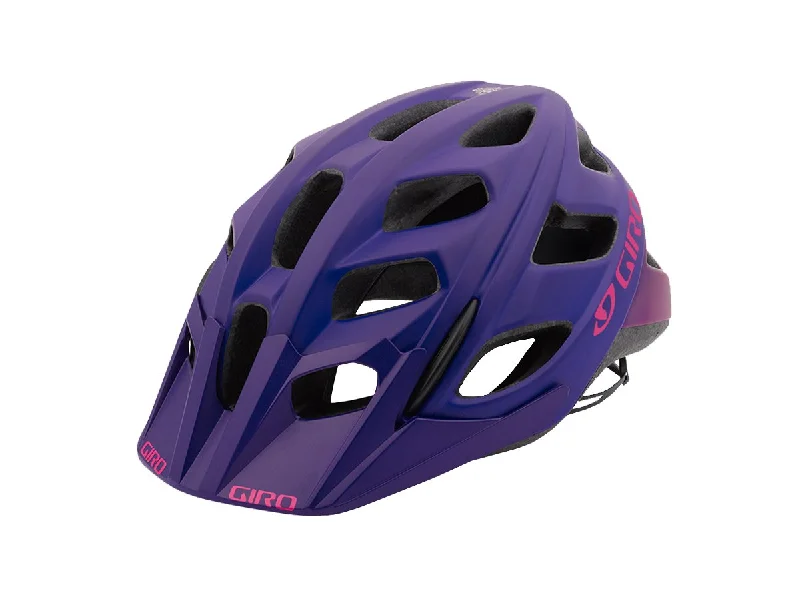 bicycle hill kit-Giro Hex MTB Helmet - Matt Purple-Bright Pink