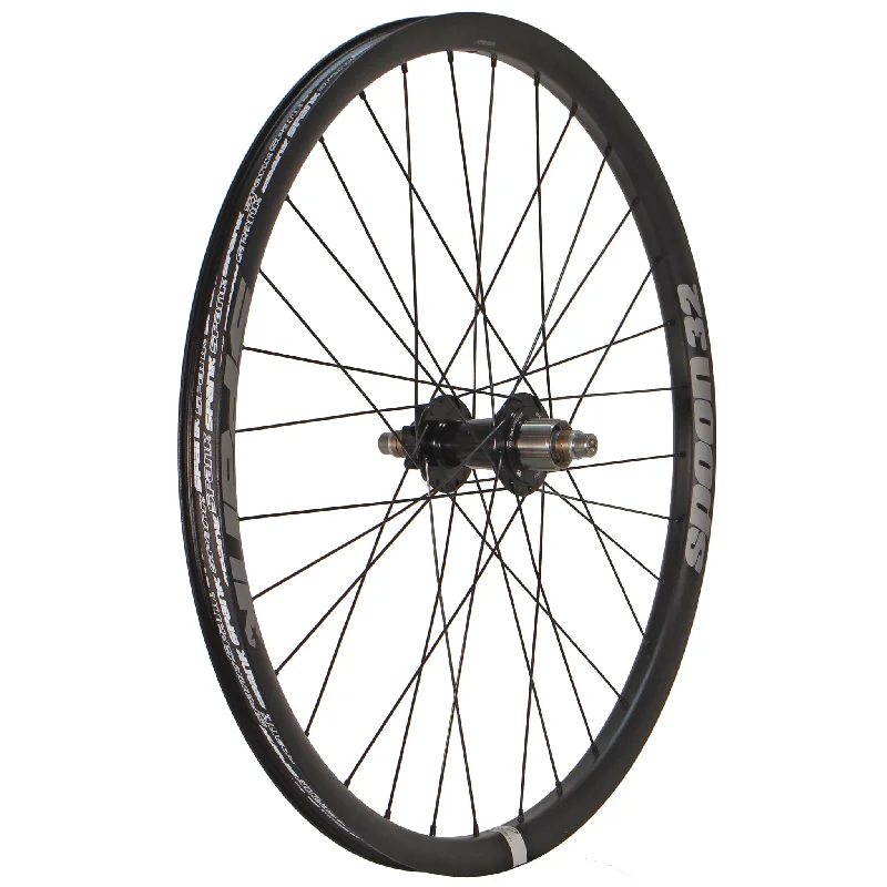 bicycle paint clear-Wheel Factory Spank Spoon 26" Hope Pro5 R Wheel 12x142 TA HG (SS)