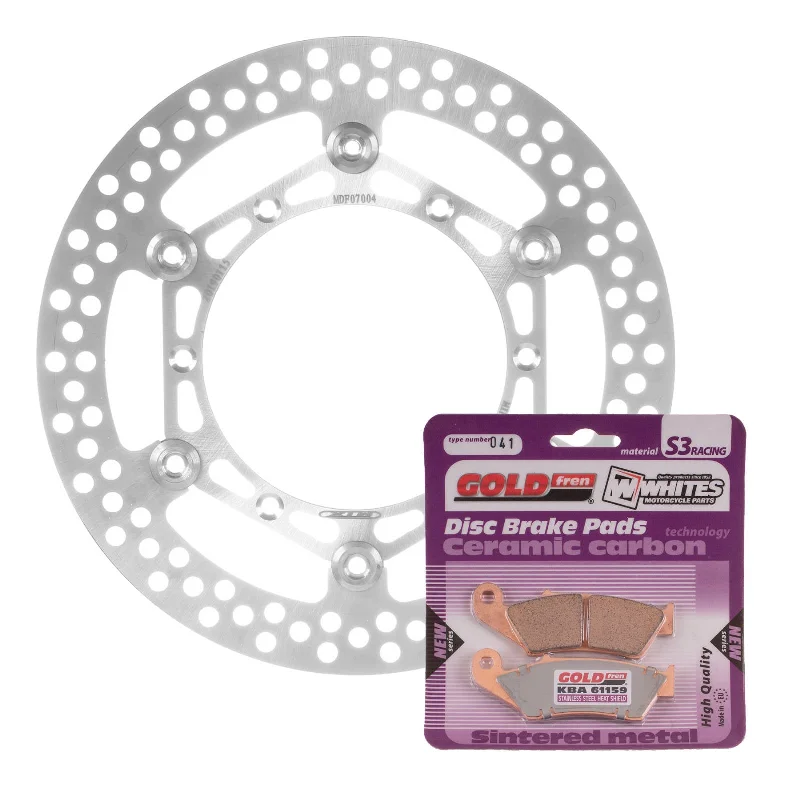 bicycle handlebar rise-BRAKE DISC & PAD FRONT KIT - YAM YZ250F 01-06