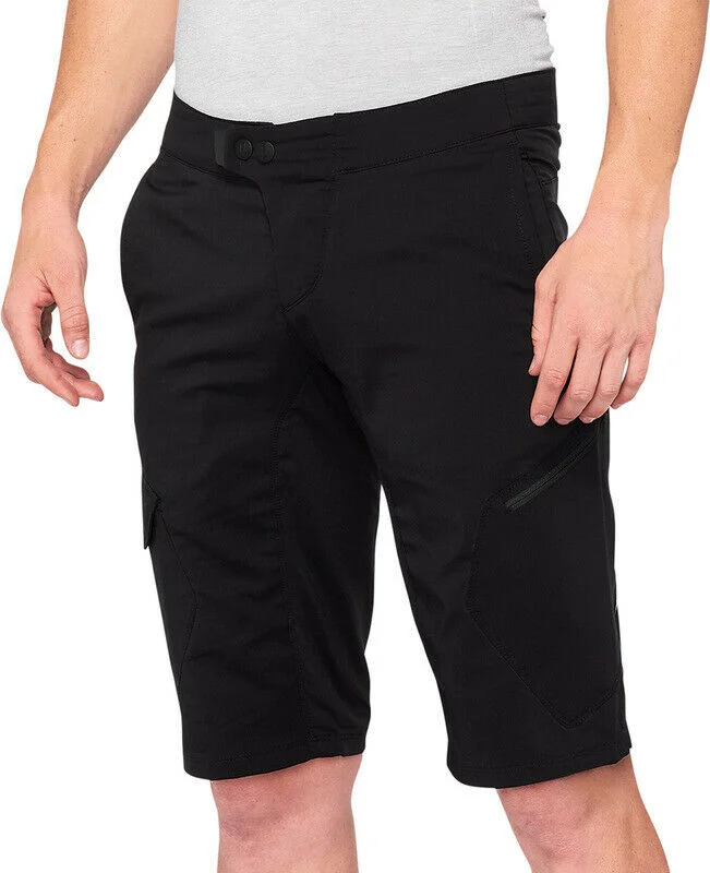 bicycle sharing kit-100% Ridecamp Short - With Liner - Black