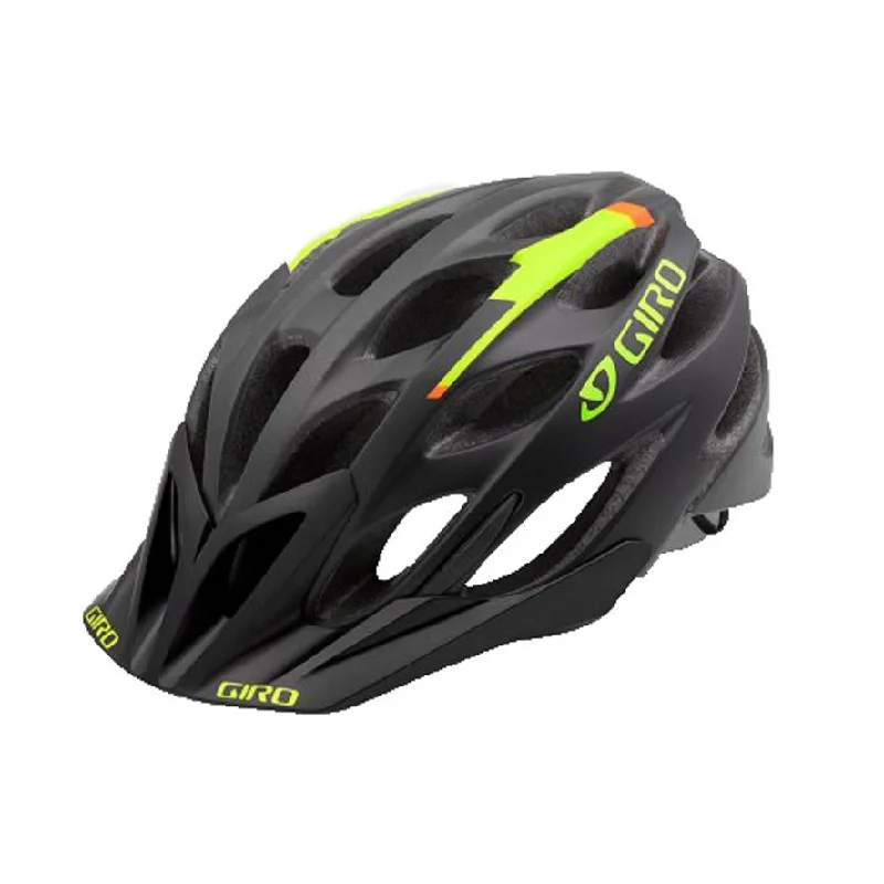 bicycle paint clear-Giro Phase MTB Helmet - Matt Black-Lime-Flame - 2017