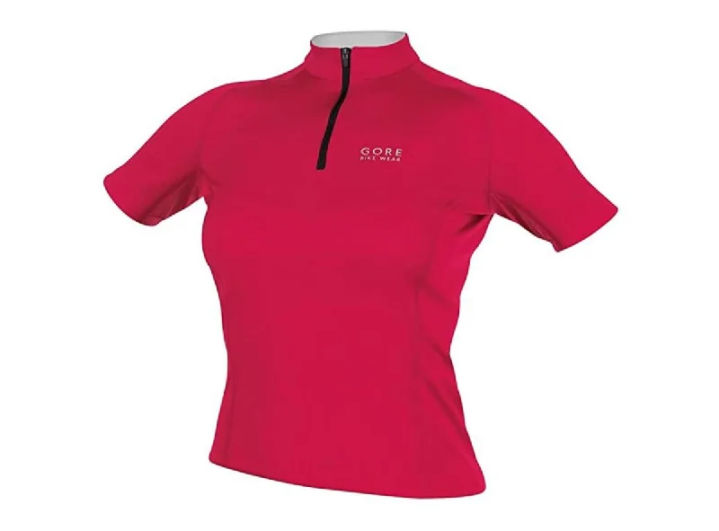 bicycle rim width-Gore Contest II Short Sleeve MTB Jersey - Womens - Light Red