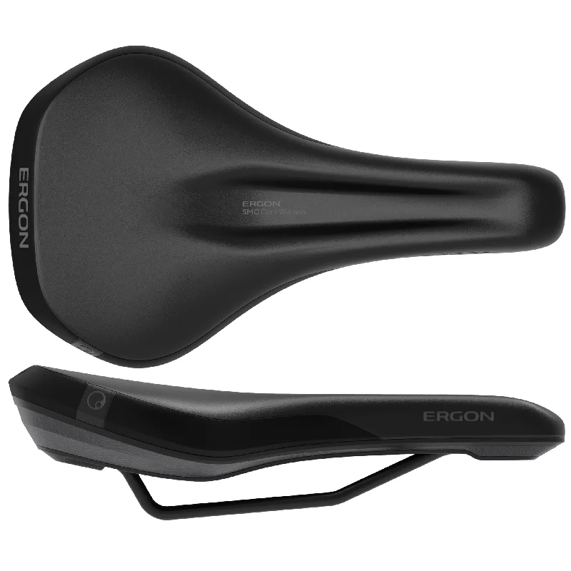 bicycle tour kit-Ergon SMC Core Womens Saddle - MD/LG Black/Gray