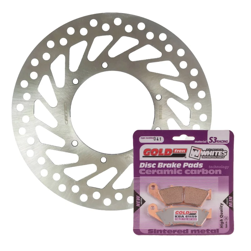 bicycle shoe heel-BRAKE DISC & PAD FRONT KIT - HON CRF250X 04-16