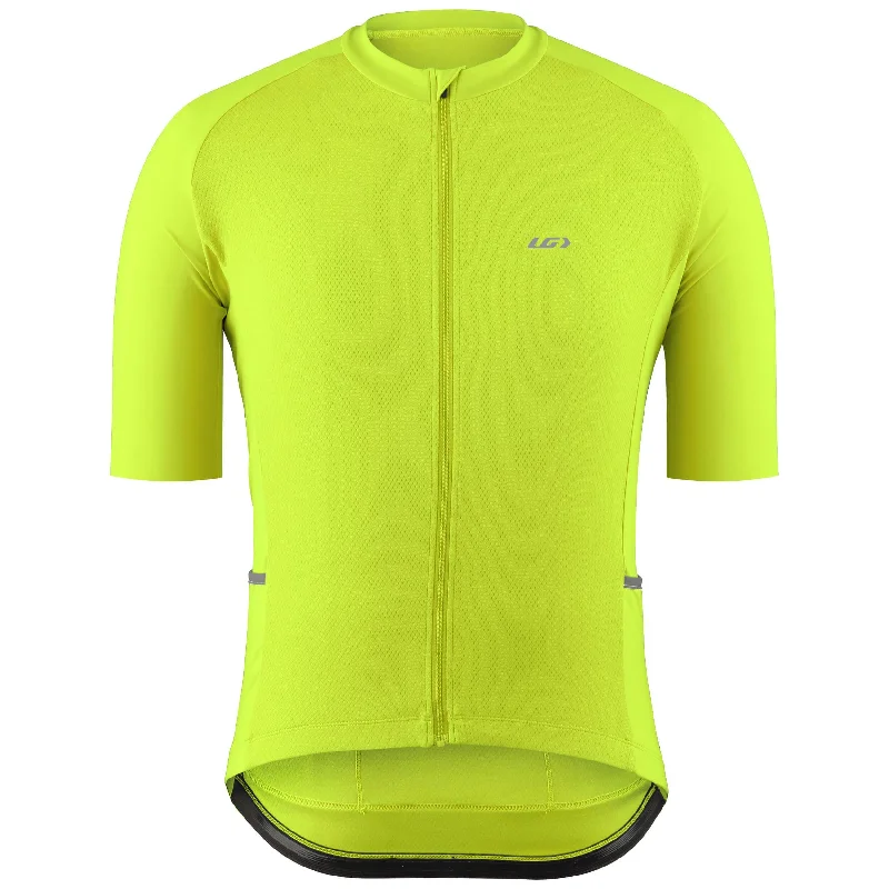 bicycle wrist kit-Louis Garneau Lemmon 4 Short Sleeve Road Jersey - Bright Yellow - 2022