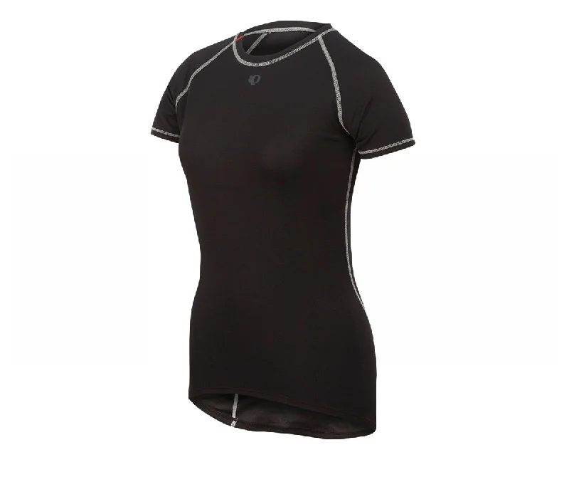 bicycle endurance kit-Pearl Izumi Transfer Lite Short Sleeve Base Layer - Womens - Black