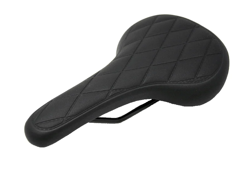 bicycle pad metal-Velo Padded Comfort Unisex Adults MTB Hybrid Black Bike / Bicycle Saddle