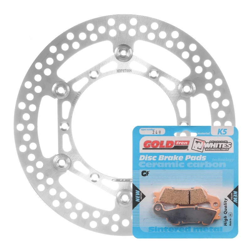 bicycle rim width-BRAKE DISC & PAD FRONT KIT - YAM YZ250F 07-15