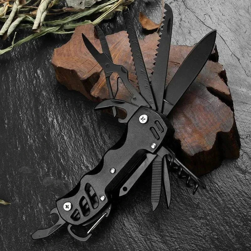 bicycle BMX kit-Multifunctional Folding Swiss Army Portable Stainless Steel Pocket Knife Outdoor Camping Emergency CombinationTool Survival Gear