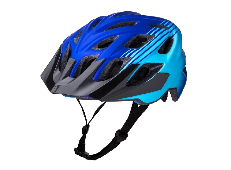 bicycle shoe kit-Kali Chakra Plus Graphene MTB Helmet - Matt Blue