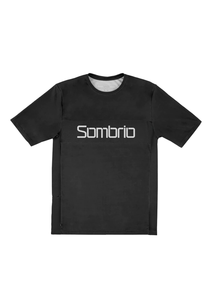 bicycle rust paste-Sombrio Disturb Short Sleeve MTB Jersey - Black