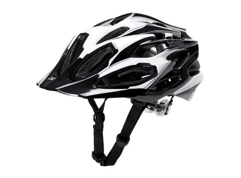 bicycle seatpost drop-Kali Maraka Viper XC Helmet - Black-White