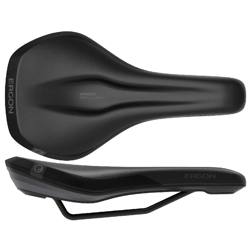 bicycle GPS kit-Ergon SMC Core Mens Saddle - SM/MD Black/Gray