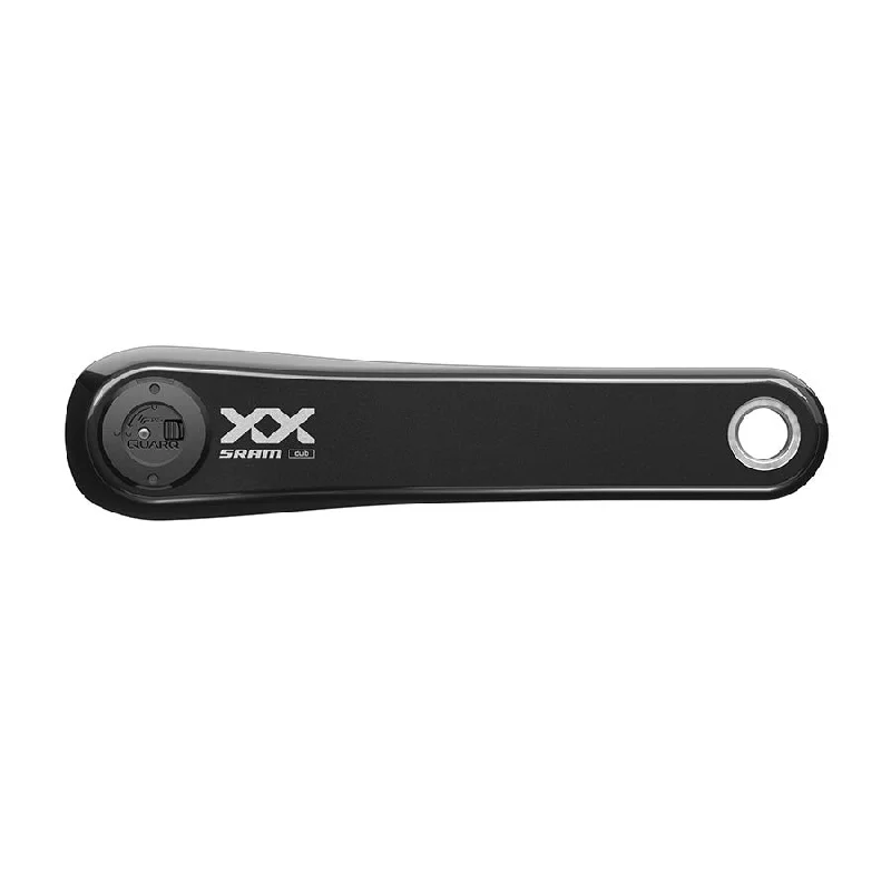 bicycle handlebar width-SRAM XX Eagle T-Type AXS Wide Left Crank Arm Power Meter Spindle - 175mm 12-Speed DUB Spindle Interface Carbon BLK D1