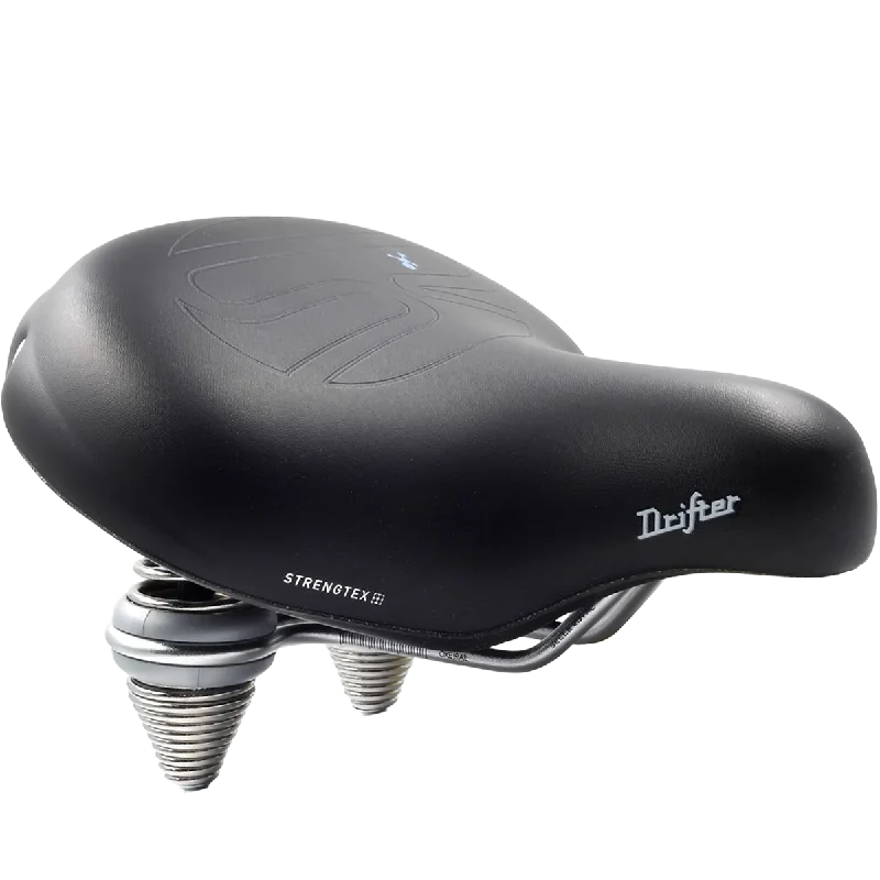 bicycle gear pitch-Drifter Strengtex Saddle - Black