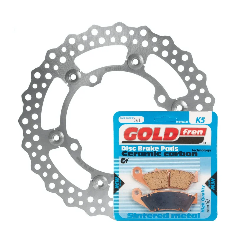 bicycle paint matte-BRAKE DISC & PAD FRONT KIT - KAW KX125 06-08