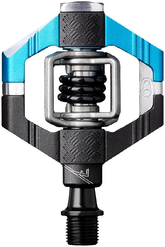 bicycle brake piston-Crankbrothers Candy 7 Pedals - Dual Sided Clipless Aluminum 9/16" Electric Blue/BLK