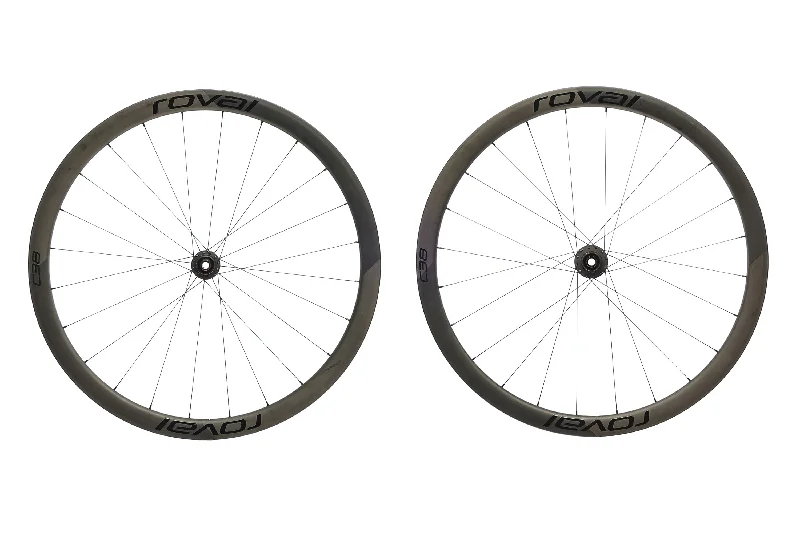 bicycle steel kit-Specialized Roval Rapide C38 Carbon Tubeless 700c Wheelset