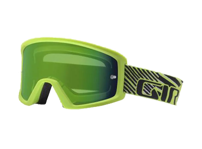 bicycle seatpost tube-Giro Blok MTB Goggle - Lime-Black