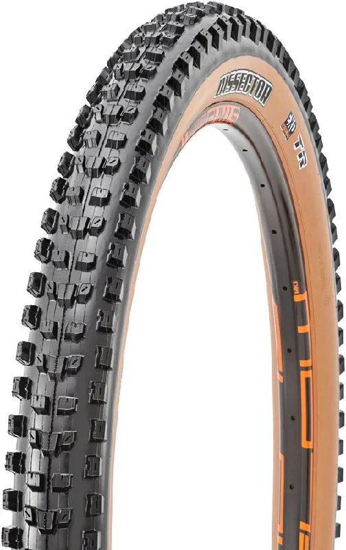 bicycle rust inhibitor-Maxxis Dissector Tire - 29 x 2.6 Tubeless Folding Black/Tan Dual EXO