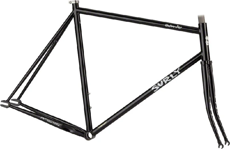 bicycle camping kit-Steamroller Frameset - Black