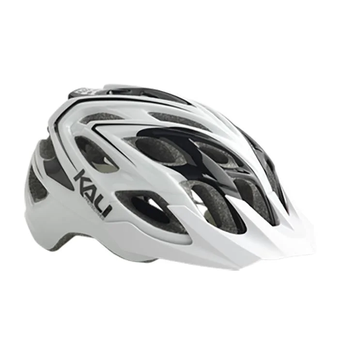 bicycle retro kit-Kali Chakra Plus MTB Helmet - Sonic White-Black