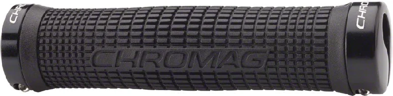 bicycle shoe arch-Chromag Squarewave Grips Black