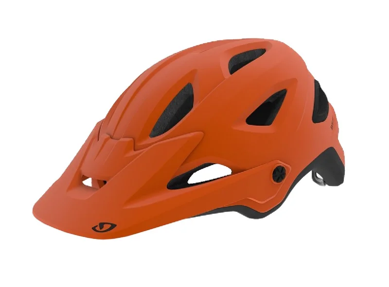 bicycle paint matte-Giro Montaro MIPS MTB Helmet - Matt Deep Orange-Warm Black - 2019