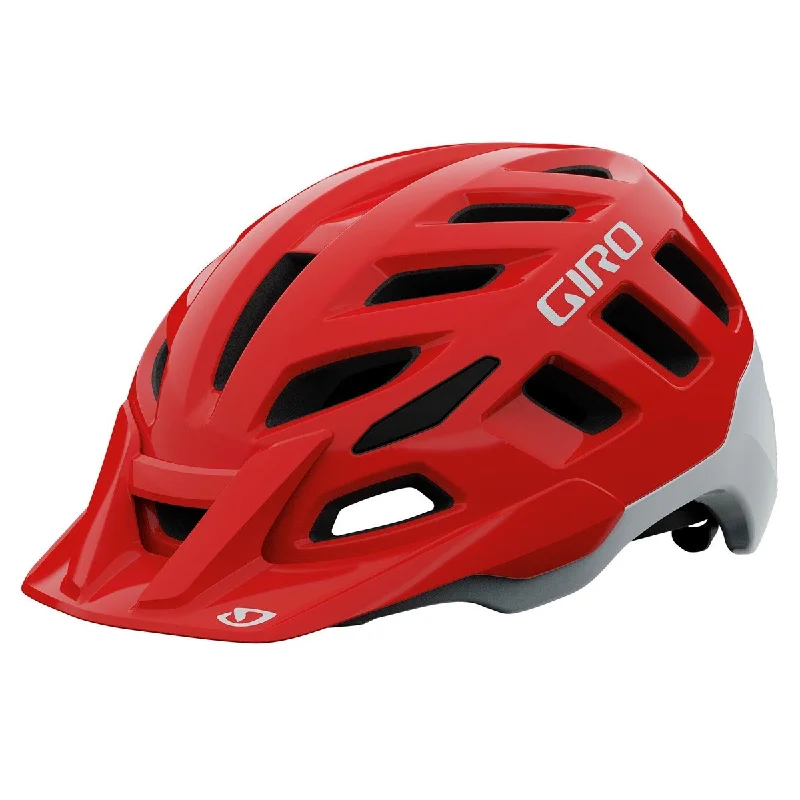 bicycle tire lug-Giro Radix MIPS MTB Helmet - Matt Trim Red - 2021